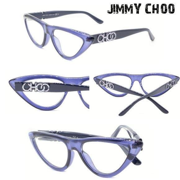 Jimmy Choo Accessories - New JIMMY CHOO JC255/G B3V eyeglasses Cateye frame